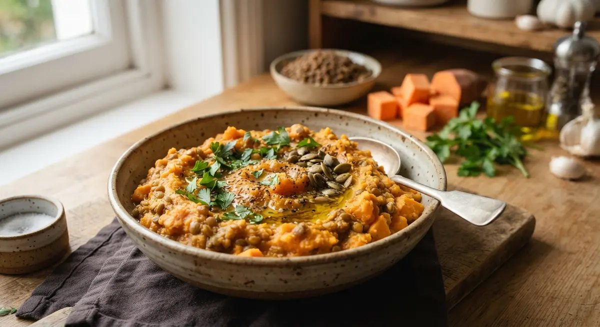 Lentil & Sweet Potato Mash